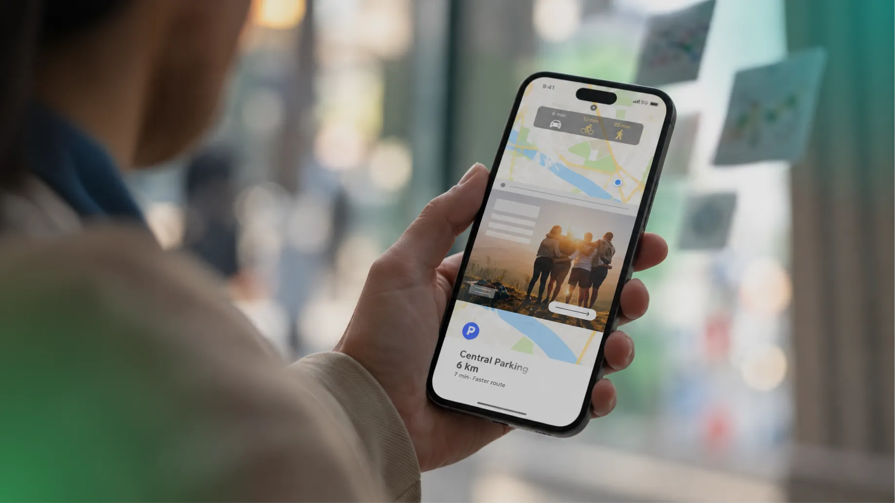 Targeting followed the person, while in-app follows the moment